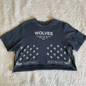 DARC SPORT Denim ‘She Endure’ Premium Cropped Tee (Size: Small)